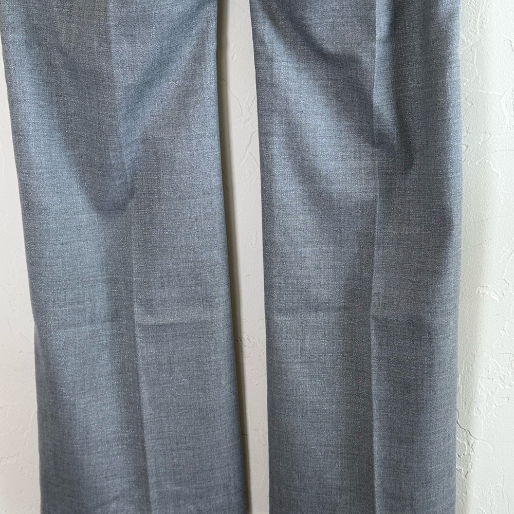 Express Editor Gray With Silver Shimmer Flared Ca… - image 7